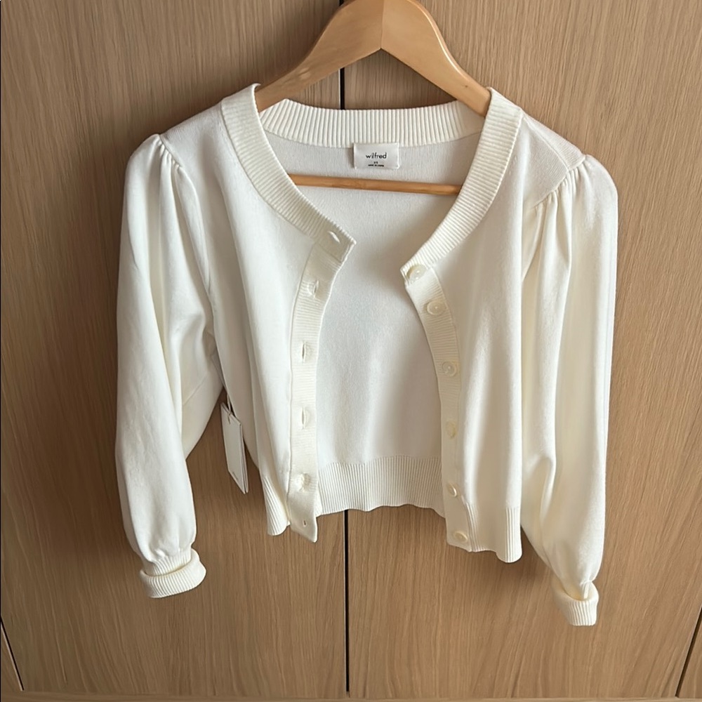 Wilfred cream colour cardigan